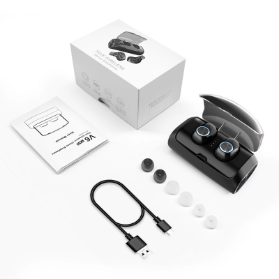 Best Selling 2600mah Charging Box TWS Earphone 5.0Version Automatic Pairing TWS Wireless Earbuds